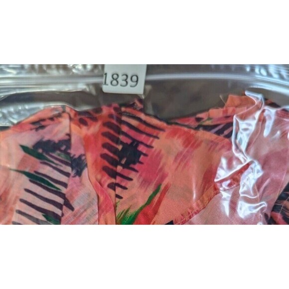 Maria Cher Women Dress Small NWT Smocked Bodice Strapless Asymmetrical Midi - Picture 9 of 9